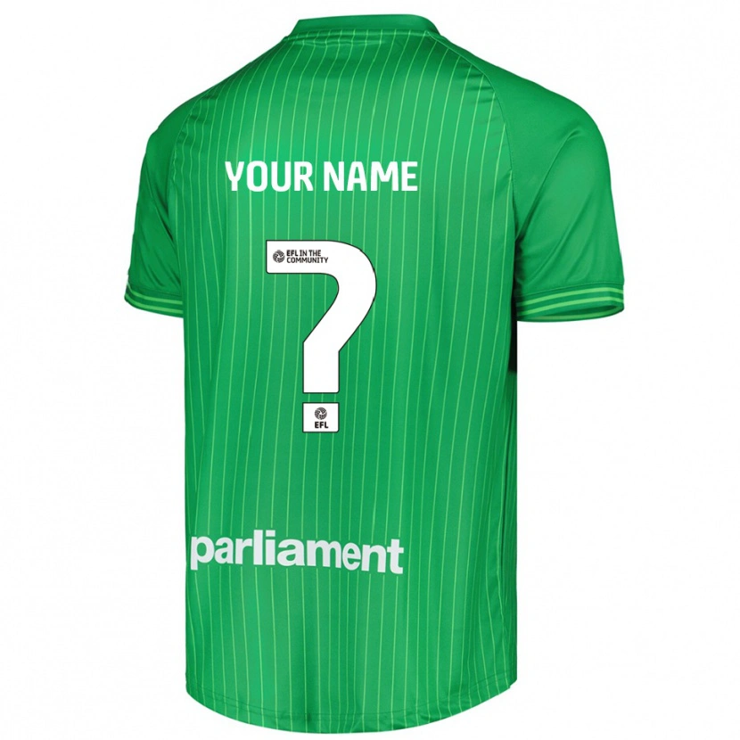 Danxen Uomo Barnsley FC Maglia Gara Portiere Verde Lime 2025/26 Maglietta