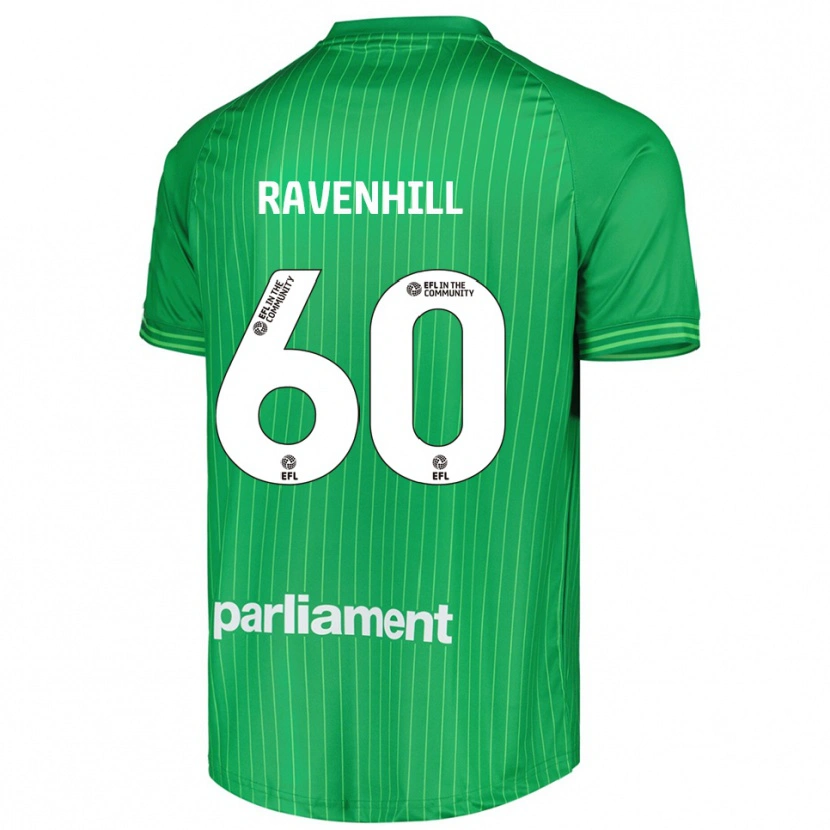 Danxen Uomo Rogan Ravenhill #60 Maglia Gara Portiere Verde Lime 2025/26 Maglietta