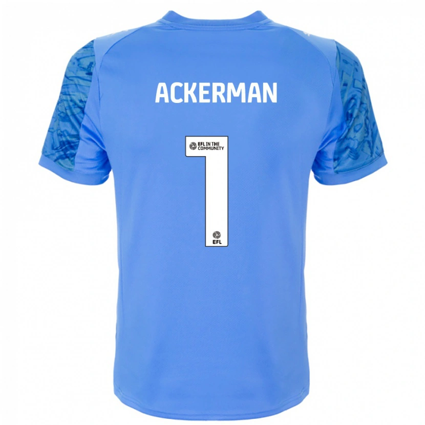 Danxen Uomo Emily Ackerman #1 Maglia Gara Portiere Blu Dodger 2025/26 Maglietta