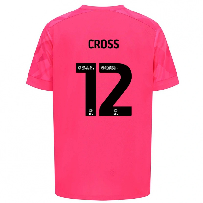 Danxen Uomo Alex Cross #12 Maglia Gara Portiere Rosa Rosa 2025/26 Maglietta