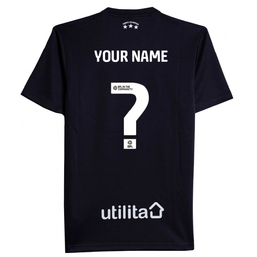 Danxen Uomo Huddersfield Town Maglia Gara Portiere Bianco Nero 2025/26 Maglietta
