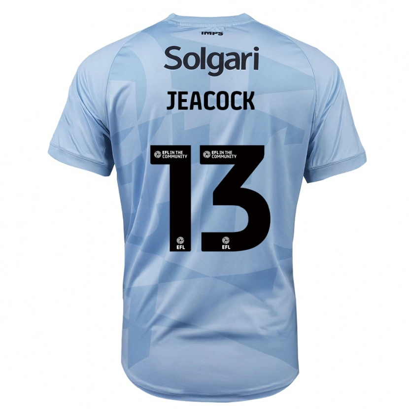 Danxen Uomo Zach Jeacock #13 Maglia Gara Portiere Azzurro Cielo Chiaro 2025/26 Maglietta