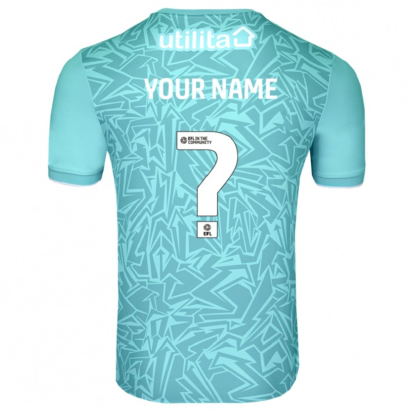 Danxen Uomo Luton Town Maglia Gara Portiere Azzurro 2025/26 Maglietta