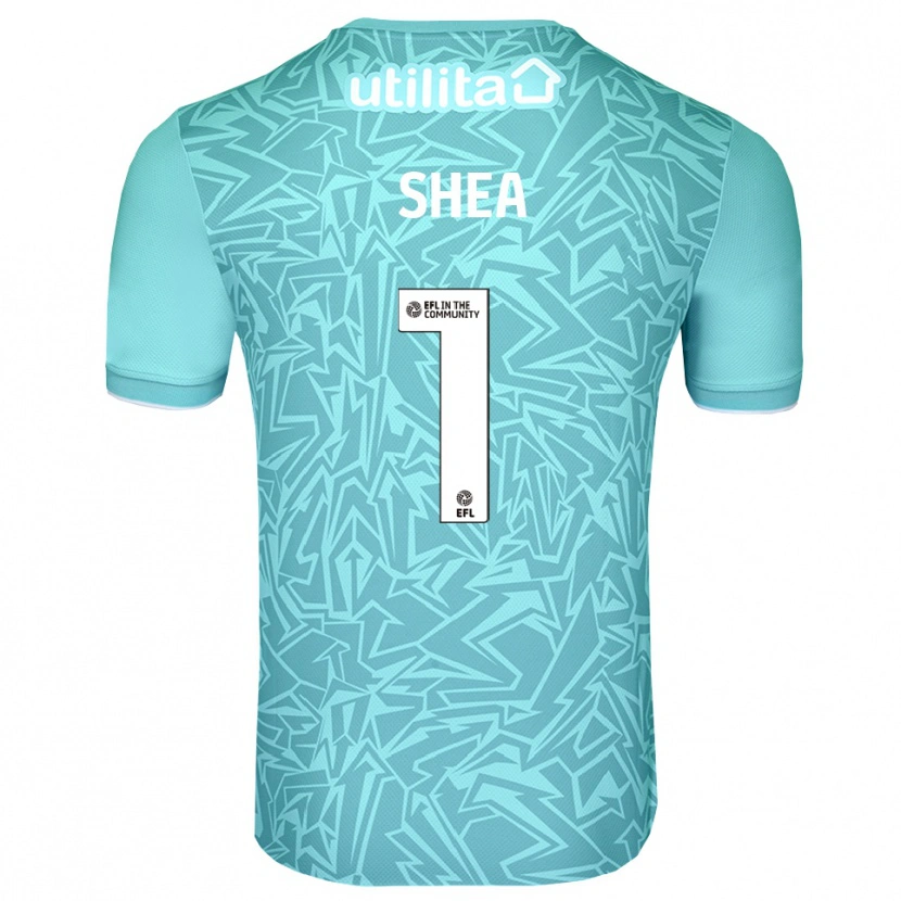 Danxen Uomo James Shea #1 Maglia Gara Portiere Azzurro 2025/26 Maglietta