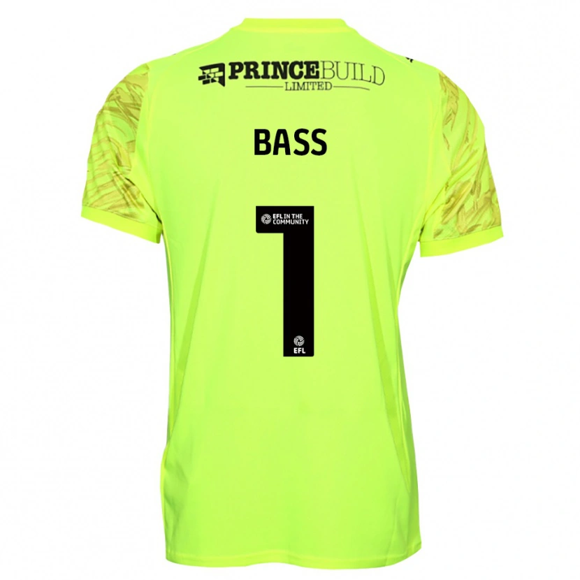 Danxen Uomo Alex Bass #1 Maglia Gara Portiere Nero Verde Fluorescente 2025/26 Maglietta