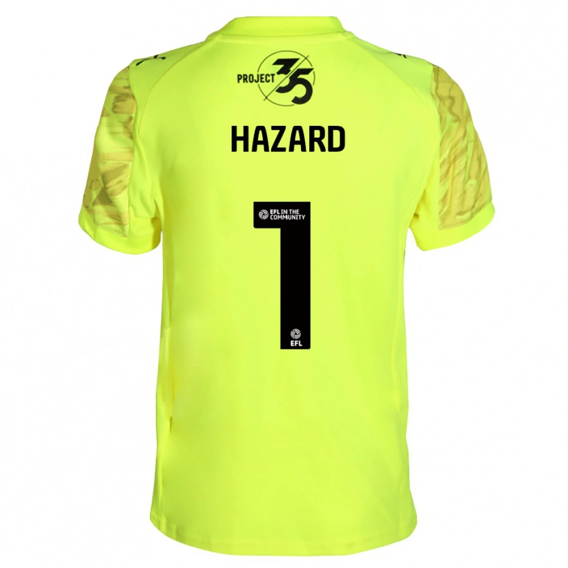 Danxen Uomo Conor Hazard #1 Maglia Gara Portiere Nero Verde Fluorescente 2025/26 Maglietta