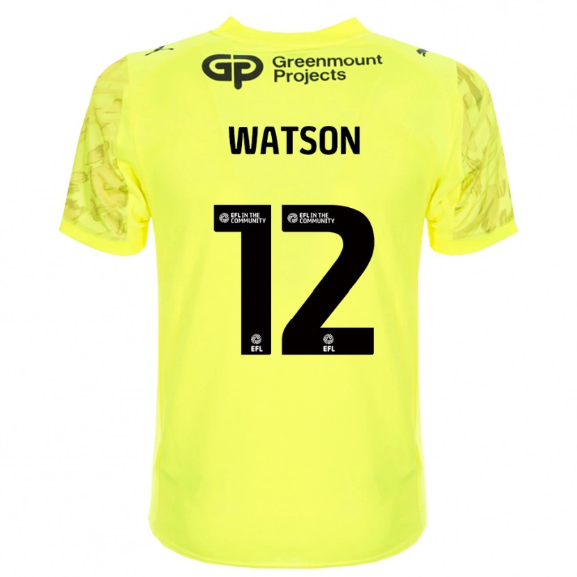 Danxen Uomo Tom Watson #12 Maglia Gara Portiere Nero Verde Fluorescente 2025/26 Maglietta