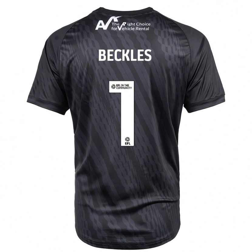 Danxen Uomo Frankie Beckles #1 Maglia Gara Portiere Bianco Nero 2025/26 Maglietta