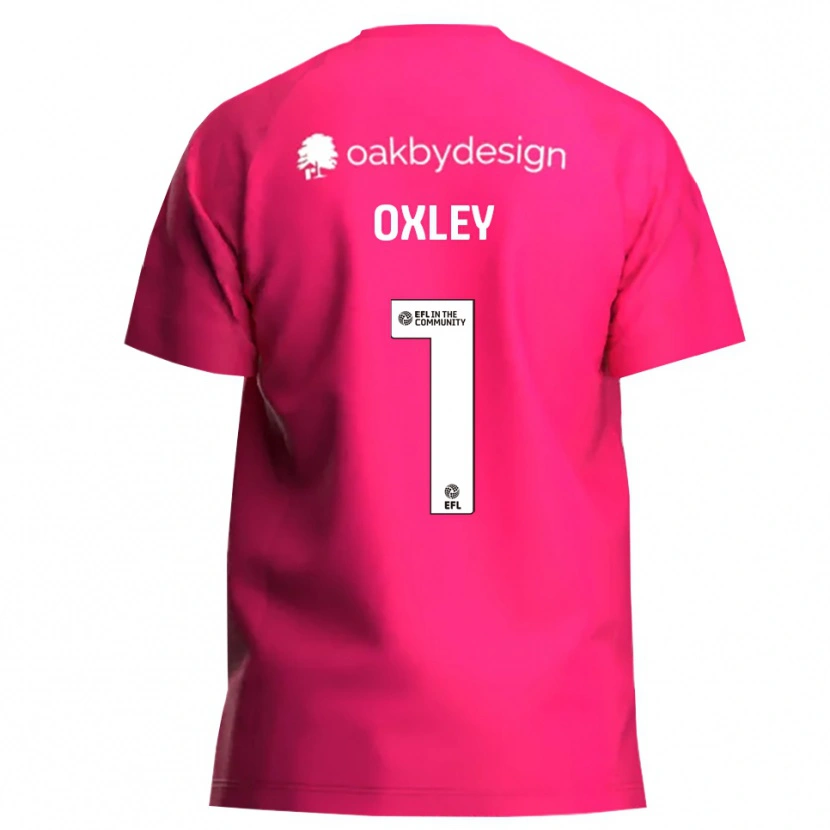 Danxen Uomo Mark Oxley #1 Maglia Gara Portiere Magenta 2025/26 Maglietta