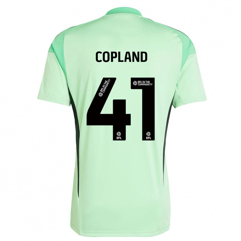 Danxen Uomo Jack Copland #41 Maglia Gara Portiere Verde Chiaro Nero 2025/26 Maglietta
