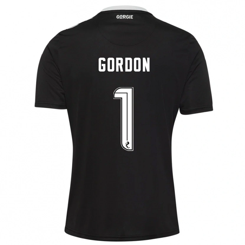 Danxen Uomo Craig Gordon #1 Maglia Gara Portiere Borgogna Scuro 2025/26 Maglietta