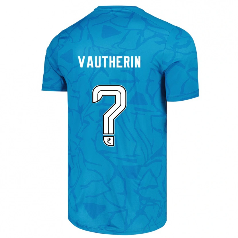 Danxen Uomo Sam Vautherin #0 Maglia Gara Portiere Bianco Blu 2025/26 Maglietta