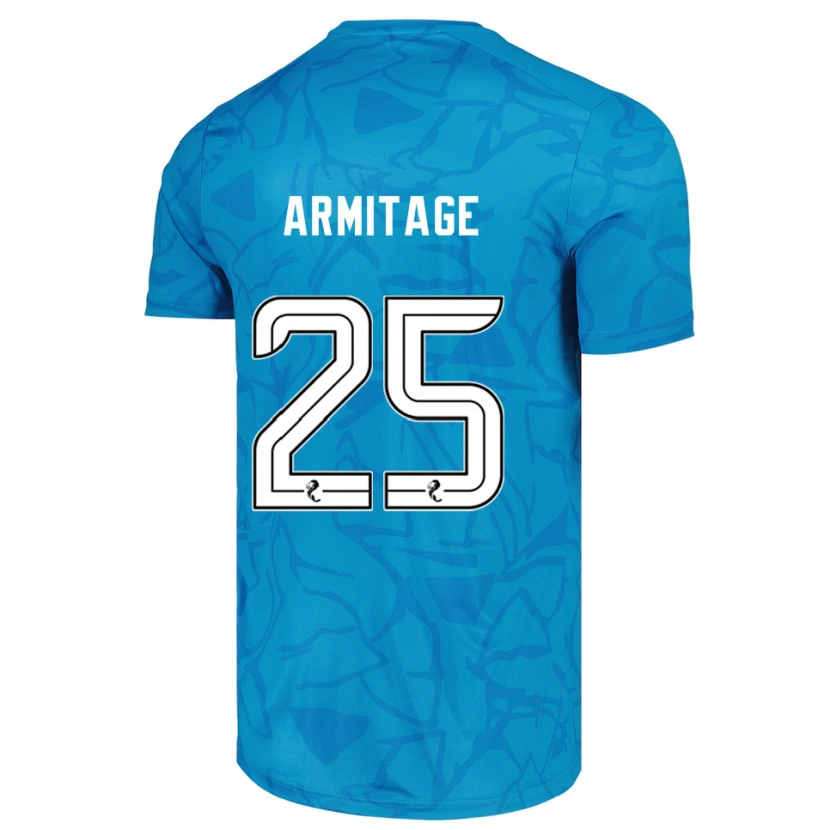 Danxen Uomo Rowena Armitage #25 Maglia Gara Portiere Bianco Blu 2025/26 Maglietta