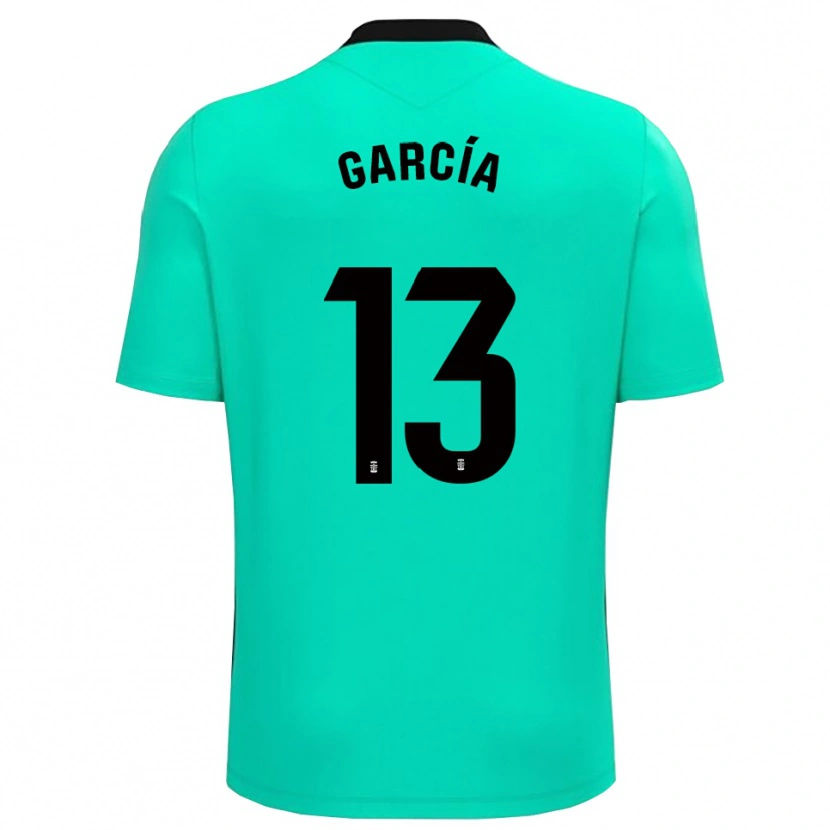 Danxen Uomo Lucho García #13 Maglia Gara Portiere Verde Nero 2025/26 Maglietta