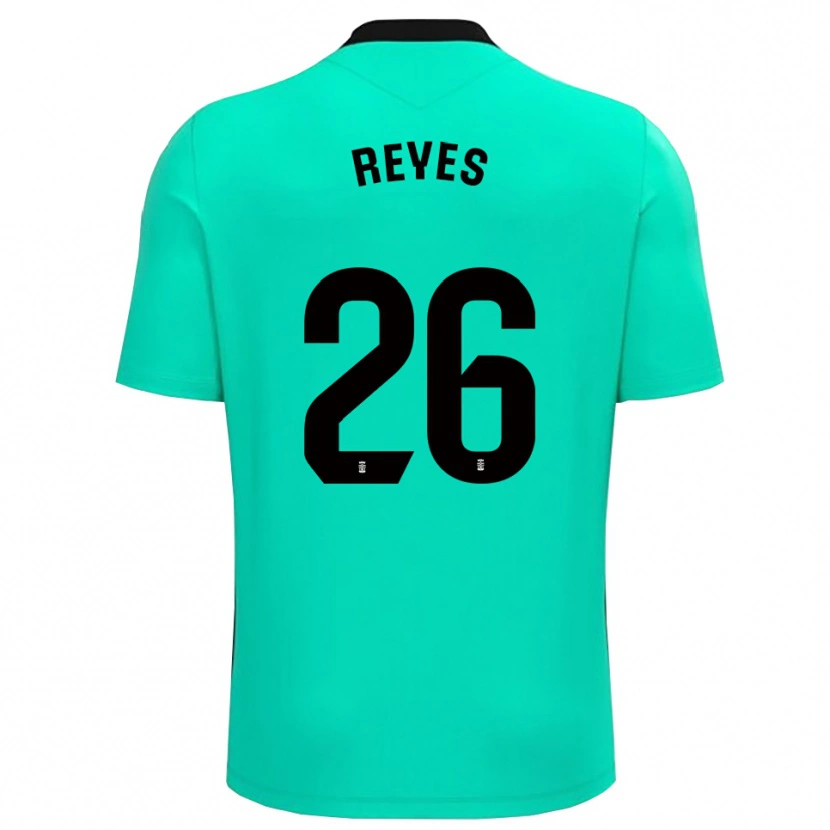 Danxen Uomo Jhafets Reyes #26 Maglia Gara Portiere Verde Nero 2025/26 Maglietta