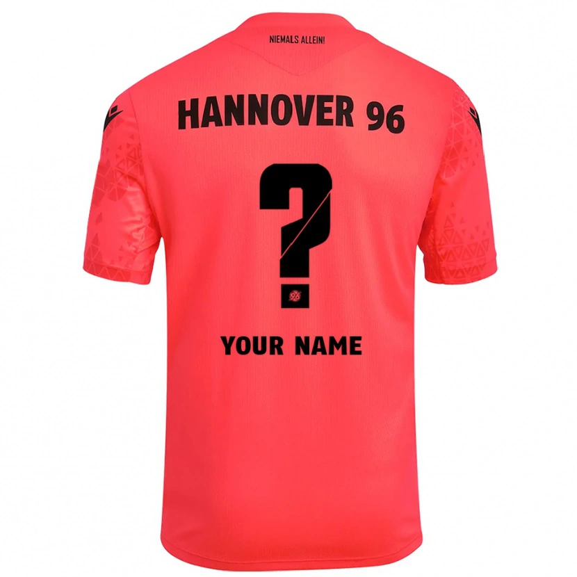 Danxen Uomo Hannover 96 Maglia Gara Portiere Nero Rosso 2025/26 Maglietta