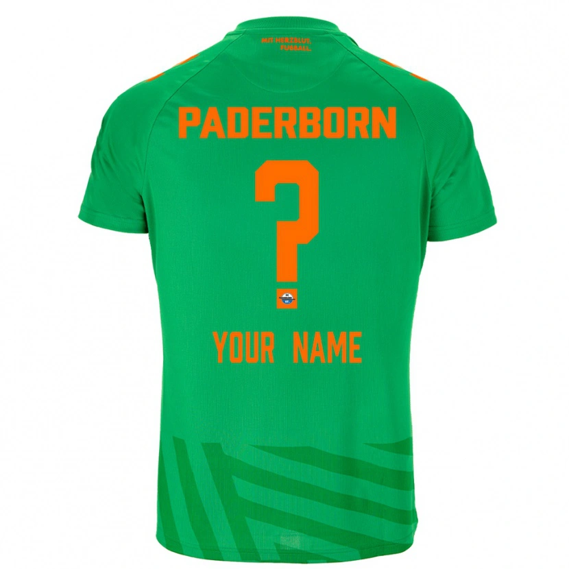 Danxen Uomo SC Paderborn 07 Maglia Gara Portiere Verde Arancio 2025/26 Maglietta
