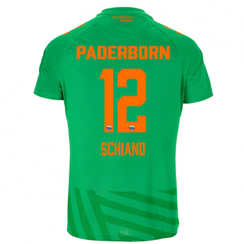 Danxen Uomo Damiano Schiano #12 Maglia Gara Portiere Verde Arancio 2025/26 Maglietta