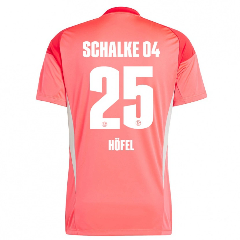 Danxen Uomo Luca Höfel #25 Maglia Gara Portiere Rosso Corallo 2025/26 Maglietta