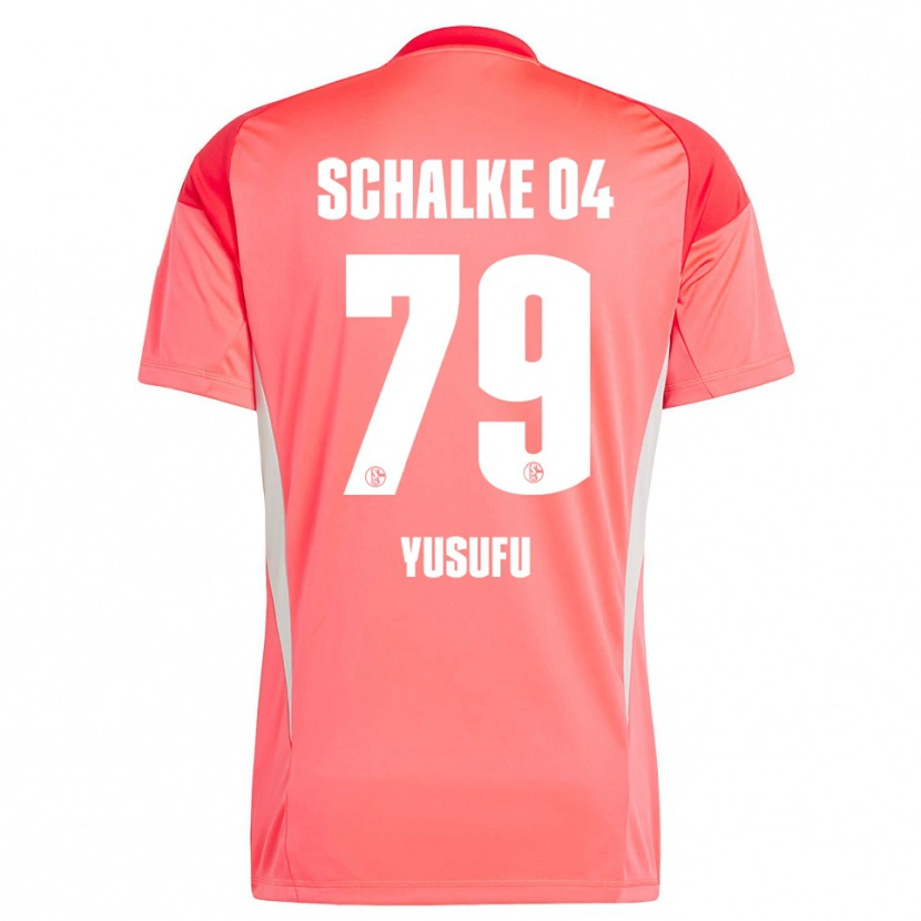 Danxen Uomo Leonie Bendzulla #79 Maglia Gara Portiere Rosso Corallo 2025/26 Maglietta