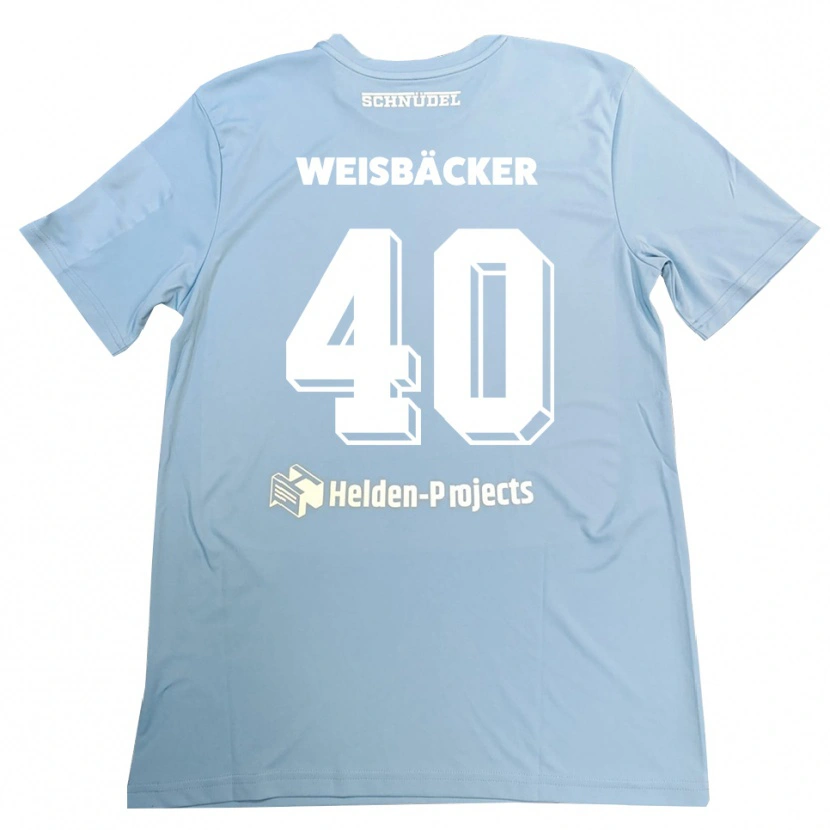 Danxen Uomo Maximilian Weisbäcker #40 Maglia Gara Portiere Grigio Blu 2025/26 Maglietta