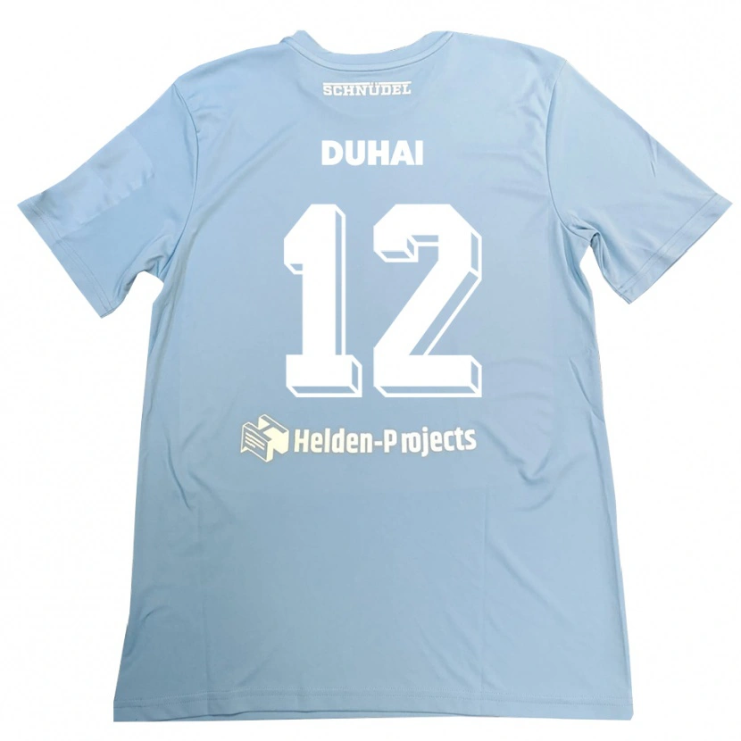 Danxen Uomo Konstantin Duhai #12 Maglia Gara Portiere Grigio Blu 2025/26 Maglietta