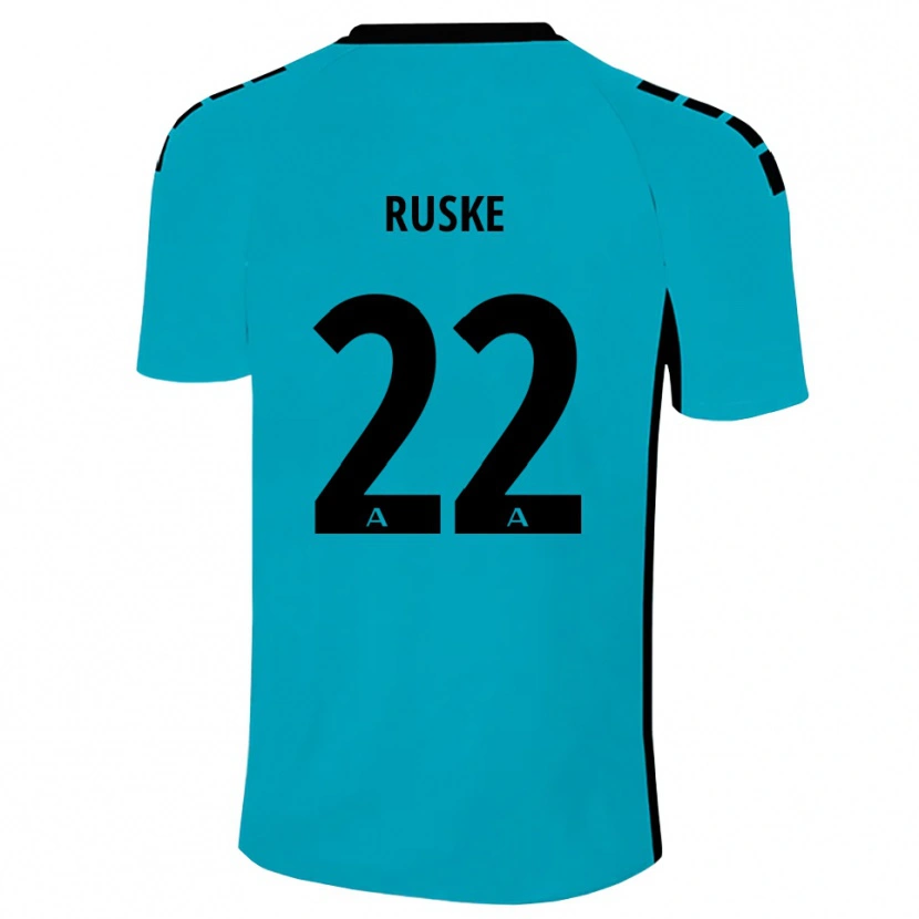 Danxen Uomo Neo Ruske #22 Maglia Gara Portiere Ciano 2025/26 Maglietta