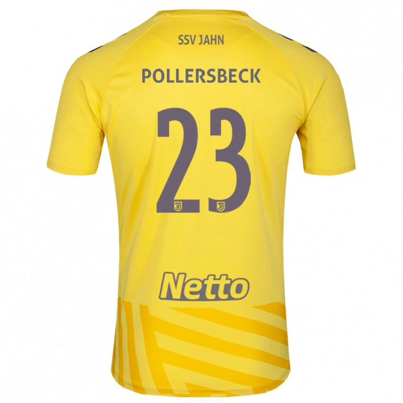 Danxen Uomo Julian Pollersbeck #23 Maglia Gara Portiere Grigio Giallo 2025/26 Maglietta