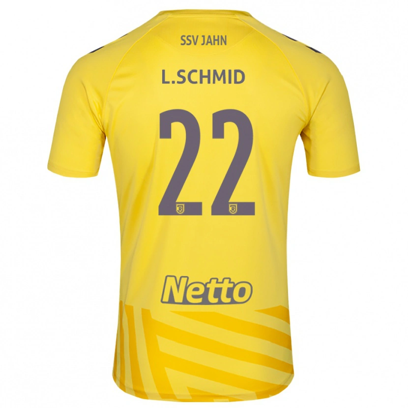 Danxen Uomo Lenny Schmid #22 Maglia Gara Portiere Grigio Giallo 2025/26 Maglietta