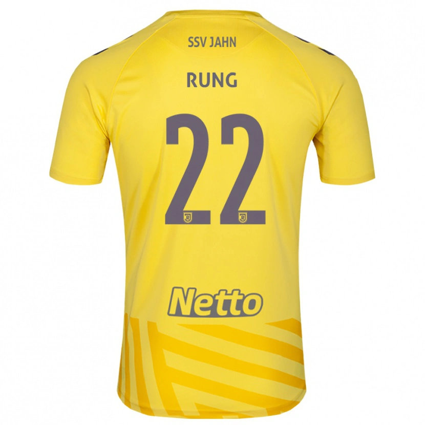Danxen Uomo Julian Rung #22 Maglia Gara Portiere Grigio Giallo 2025/26 Maglietta
