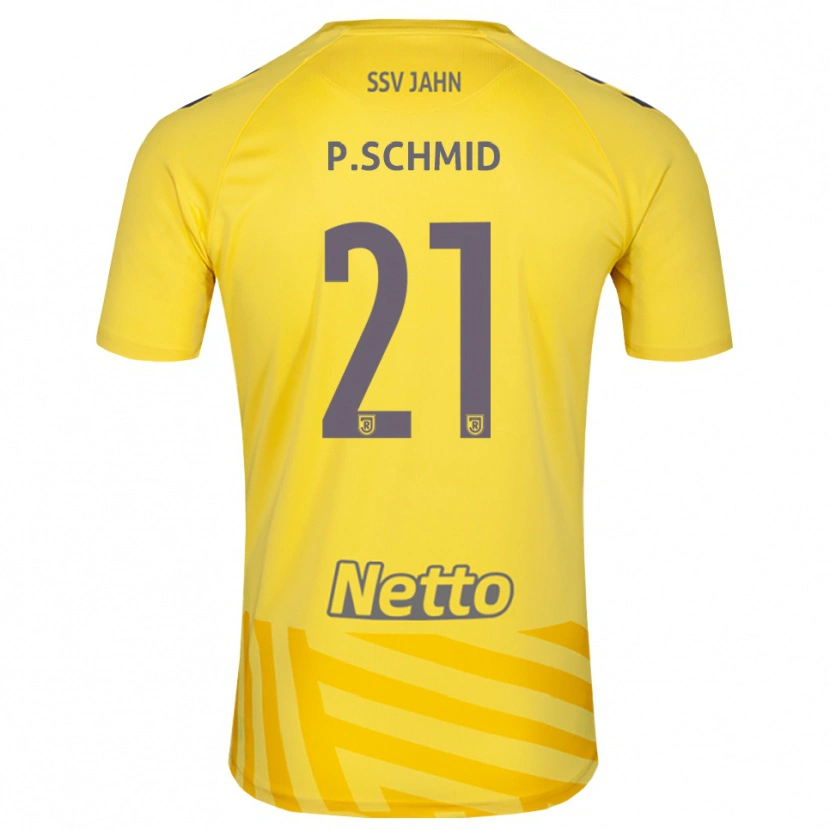 Danxen Uomo Paul Schmid #21 Maglia Gara Portiere Grigio Giallo 2025/26 Maglietta