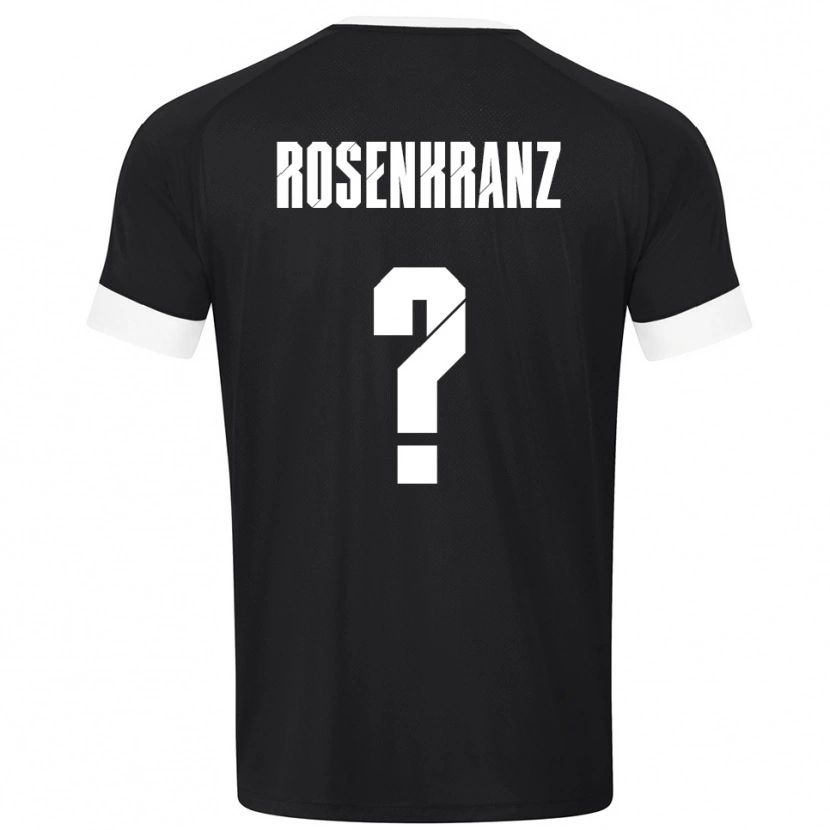 Danxen Uomo Colin Rosenkranz #0 Maglia Gara Portiere Bianco Nero 2025/26 Maglietta