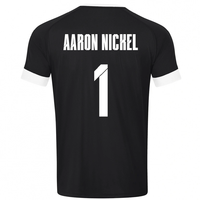 Danxen Uomo Arvit Aaron Nickel #1 Maglia Gara Portiere Bianco Nero 2025/26 Maglietta