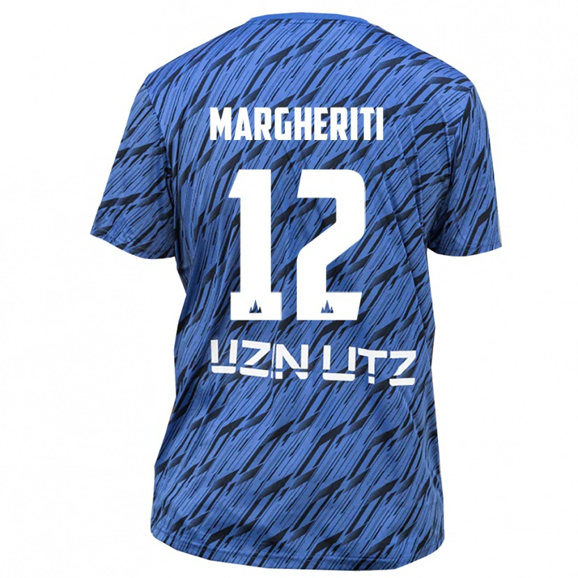 Danxen Uomo Danilo Margheriti #12 Maglia Gara Portiere Bianco Blu Reale 2025/26 Maglietta