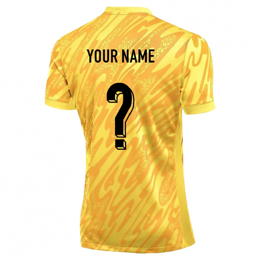 Danxen Uomo TSV Havelse Maglia Gara Portiere Arancio Giallo 2025/26 Maglietta