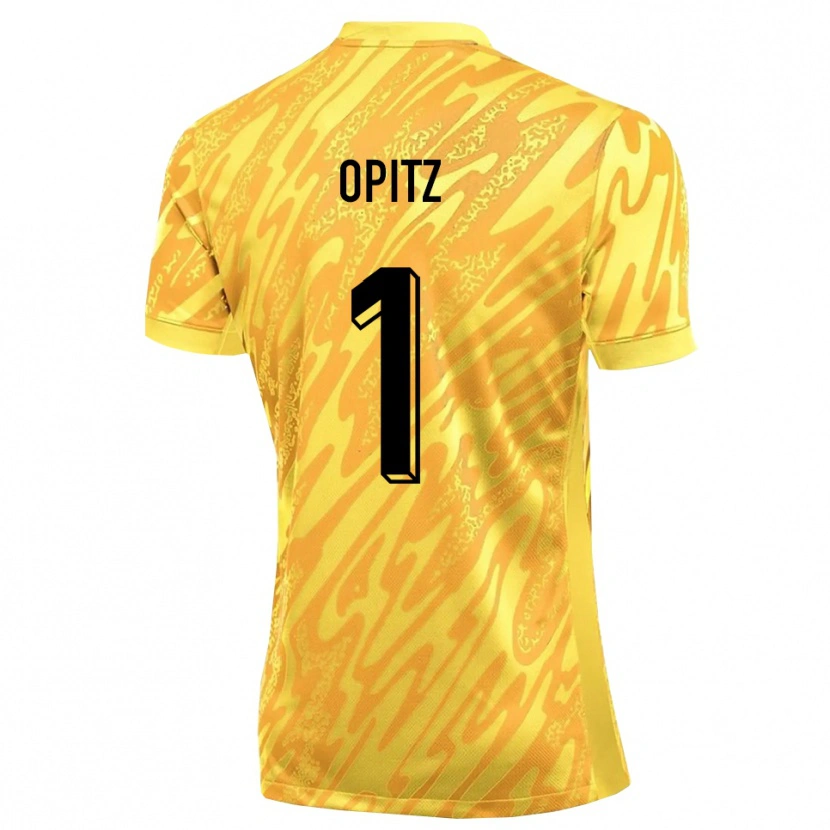Danxen Uomo Tom Opitz #1 Maglia Gara Portiere Arancio Giallo 2025/26 Maglietta