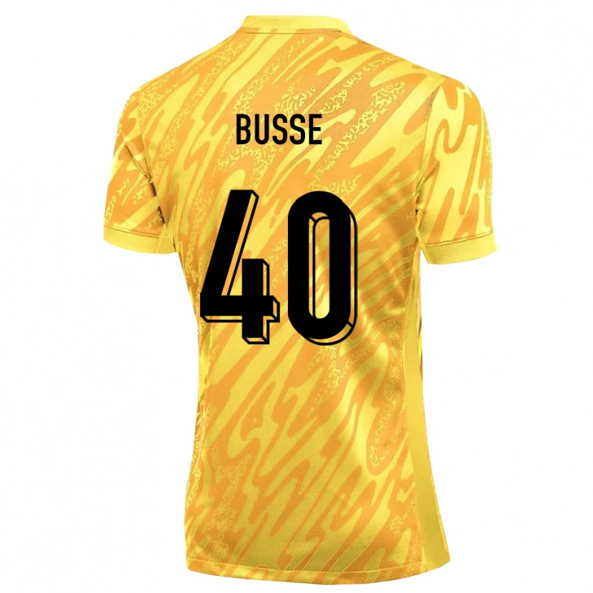 Danxen Uomo Jonah Busse #40 Maglia Gara Portiere Arancio Giallo 2025/26 Maglietta