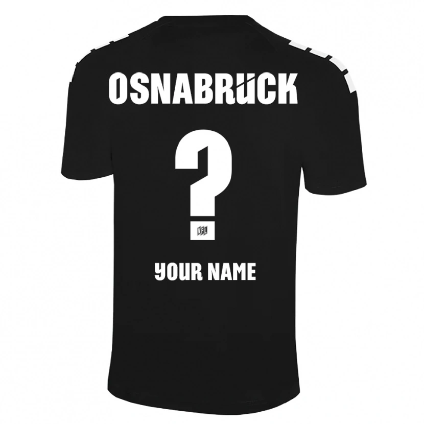 Danxen Uomo VfL Osnabrück Maglia Gara Portiere Bianco Nero 2025/26 Maglietta
