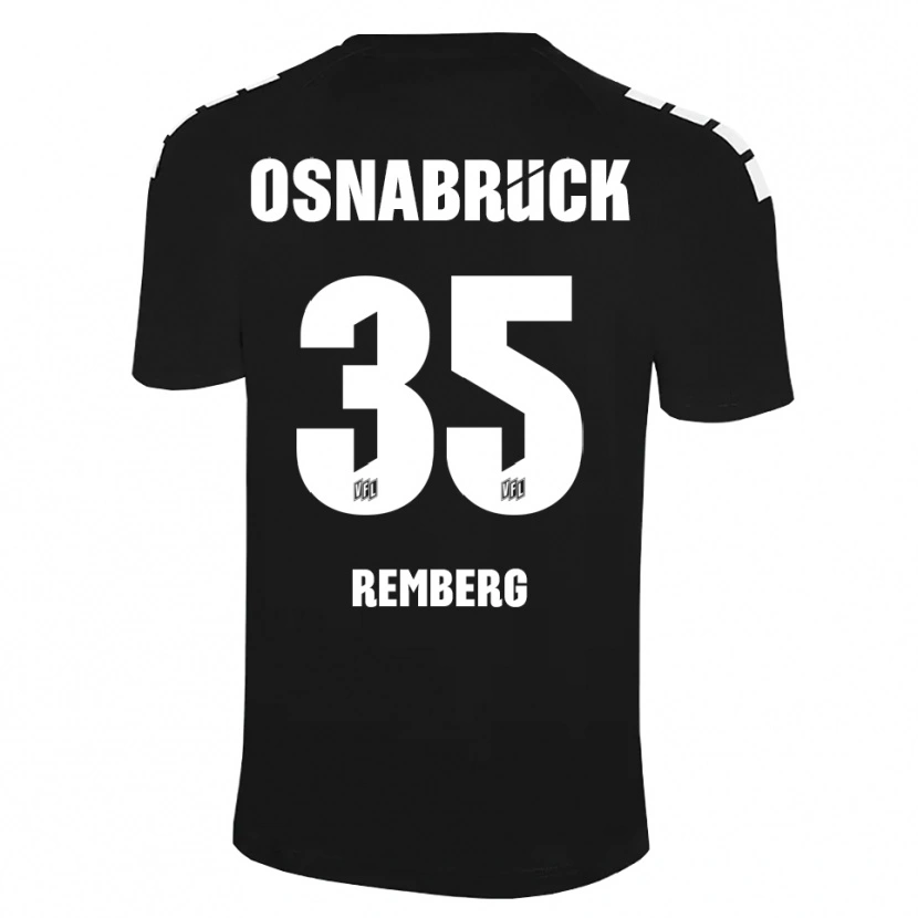 Danxen Uomo Mats Remberg #35 Maglia Gara Portiere Bianco Nero 2025/26 Maglietta
