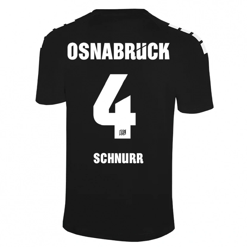 Danxen Uomo Maxim Schnurr #4 Maglia Gara Portiere Bianco Nero 2025/26 Maglietta