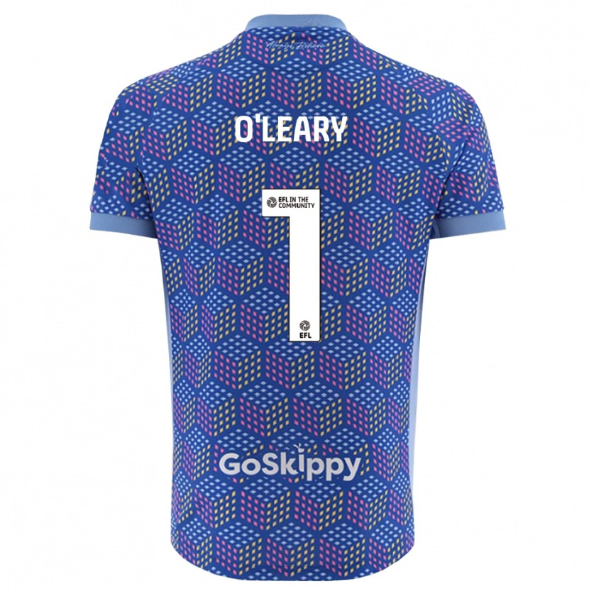 Danxen Uomo Max O'Leary #1 Maglia Gara Portiere Blu Nero 2025/26 Maglietta
