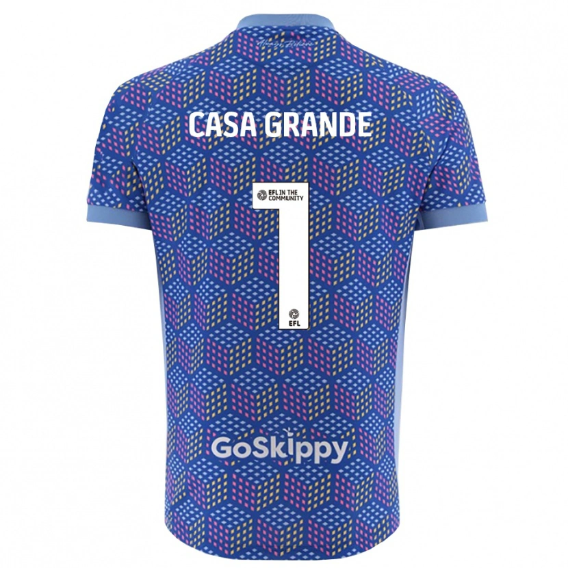 Danxen Uomo Josey Casa-Grande #1 Maglia Gara Portiere Blu Nero 2025/26 Maglietta