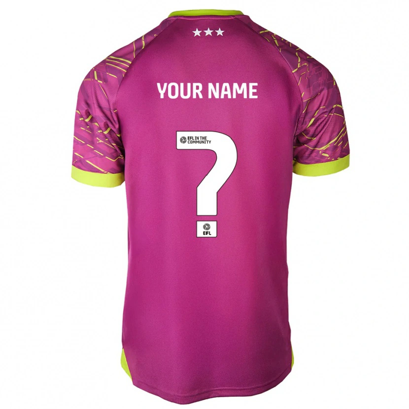 Danxen Uomo Ipswich Town Maglia Gara Portiere Rosso Melanzana 2025/26 Maglietta