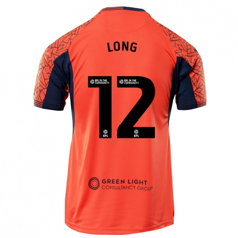Danxen Uomo George Long #12 Maglia Gara Portiere Nero Arancio 2025/26 Maglietta