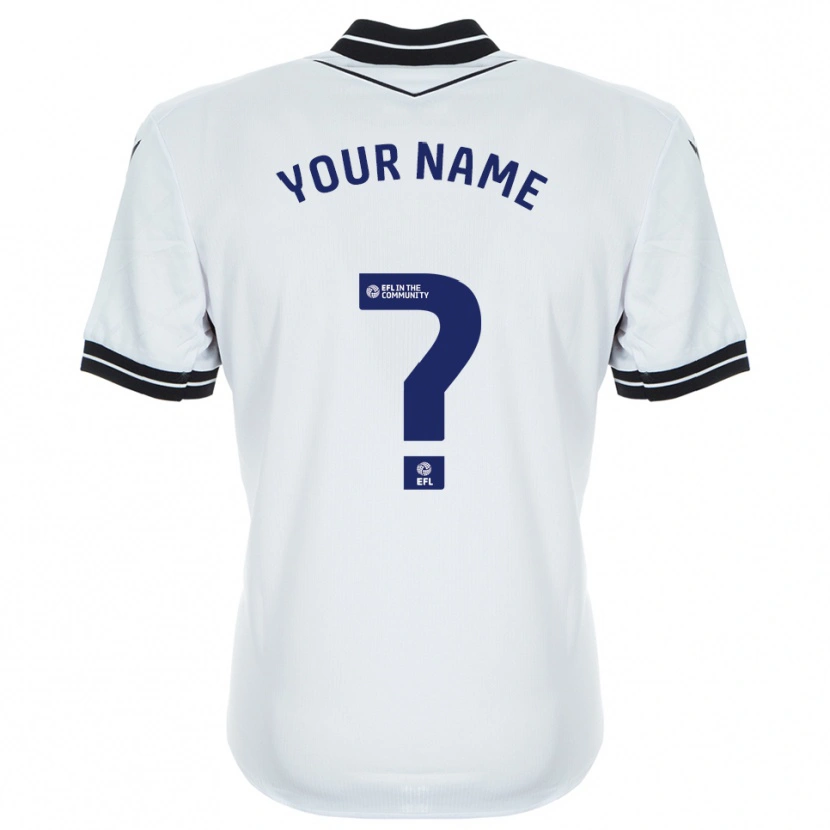 Danxen Uomo Oxford United Maglia Gara Portiere Bianco Blu Reale 2025/26 Maglietta