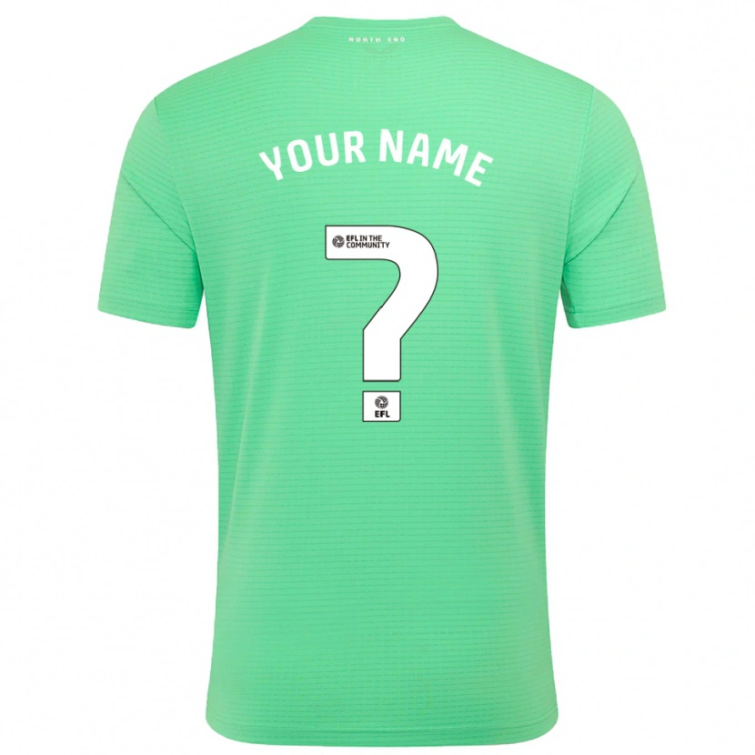 Danxen Uomo Preston North End Maglia Gara Portiere Turchese Pastello 2025/26 Maglietta