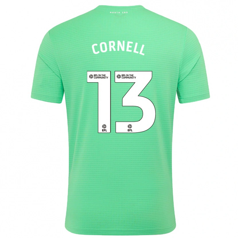 Danxen Uomo David Cornell #13 Maglia Gara Portiere Turchese Pastello 2025/26 Maglietta