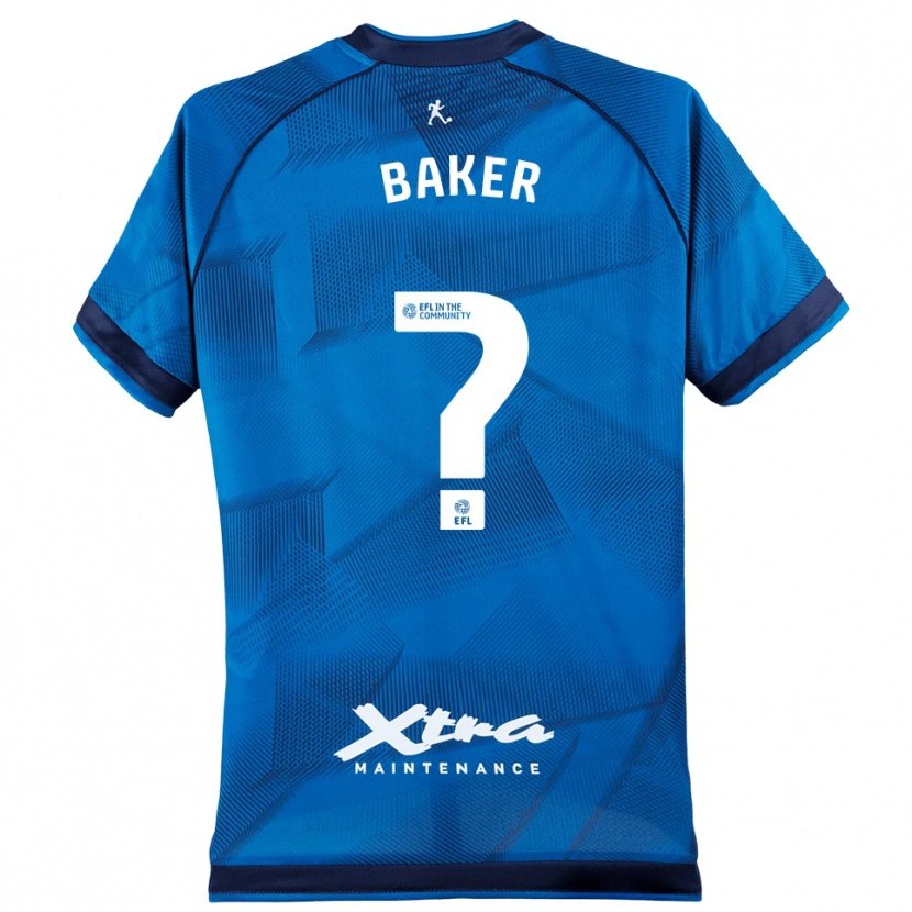 Danxen Uomo Faye Baker #0 Maglia Gara Portiere Blu Bianco 2025/26 Maglietta