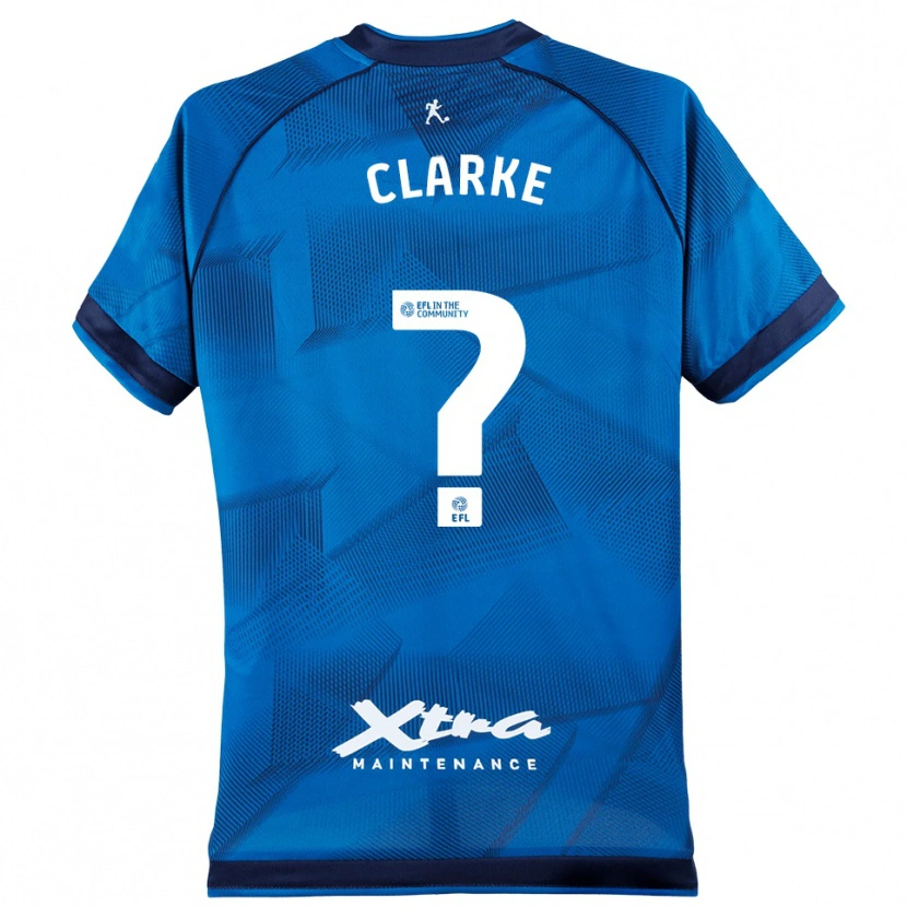 Danxen Uomo Kenny Clarke #0 Maglia Gara Portiere Blu Bianco 2025/26 Maglietta