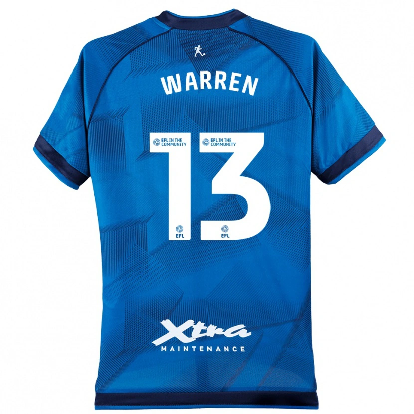 Danxen Uomo Charlie Warren #13 Maglia Gara Portiere Blu Bianco 2025/26 Maglietta